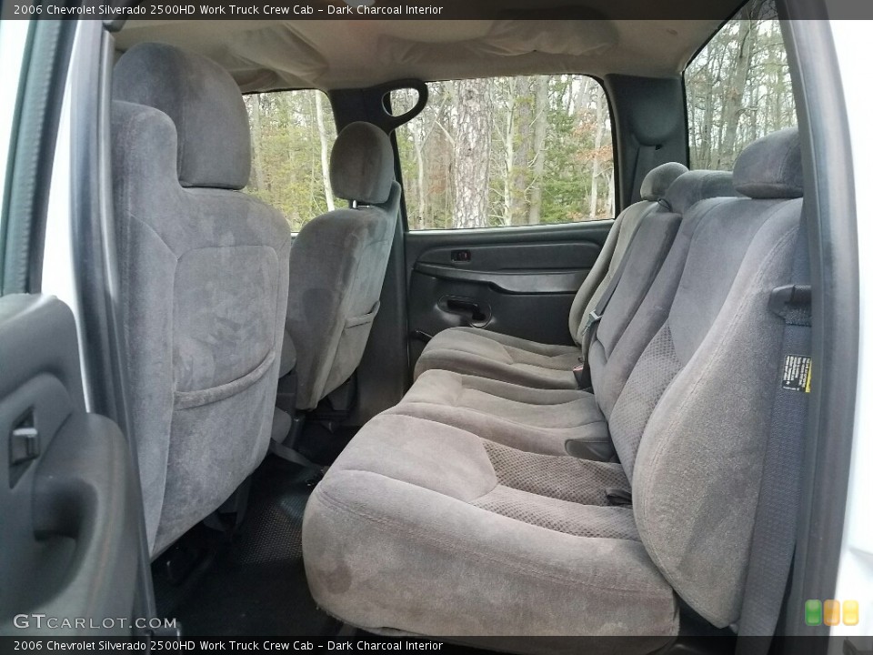 Dark Charcoal Interior Rear Seat for the 2006 Chevrolet Silverado 2500HD Work Truck Crew Cab #138750960