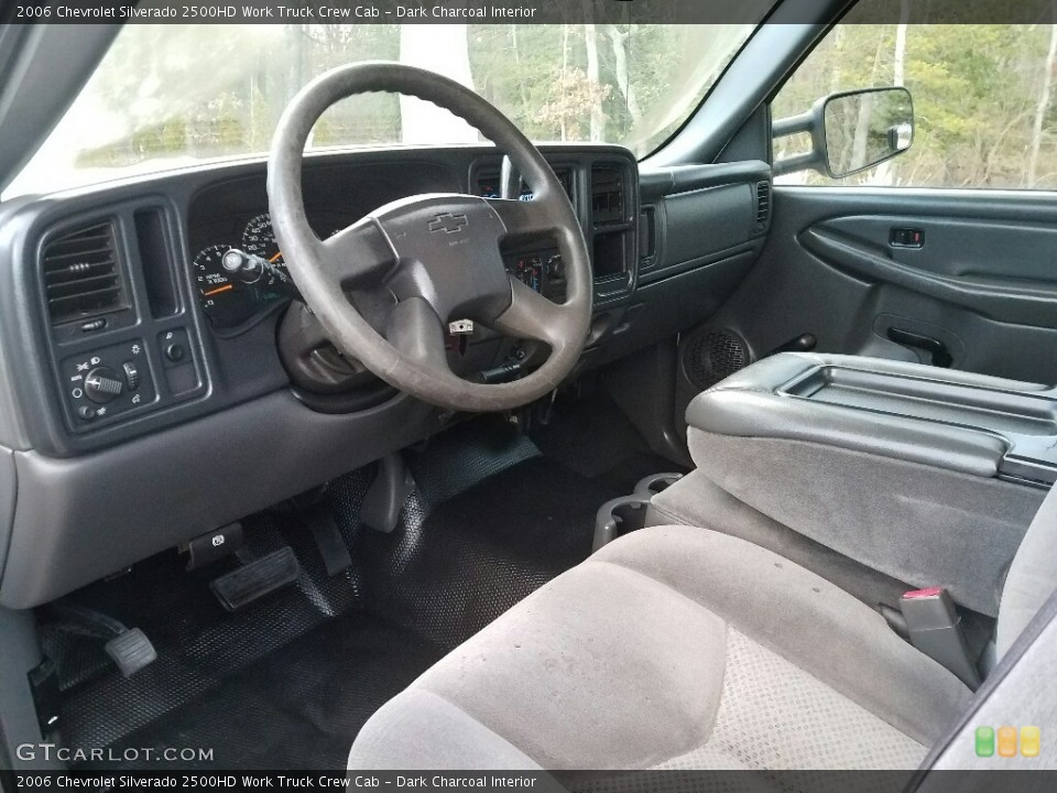 Dark Charcoal Interior Front Seat for the 2006 Chevrolet Silverado 2500HD Work Truck Crew Cab #138750996