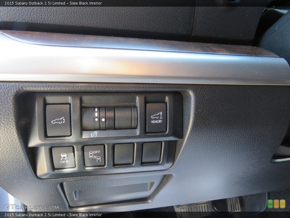 Slate Black Interior Controls for the 2015 Subaru Outback 2.5i Limited #138751869