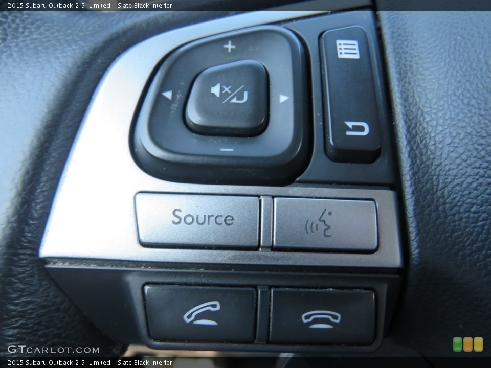 Slate Black Interior Steering Wheel for the 2015 Subaru Outback 2.5i Limited #138751951