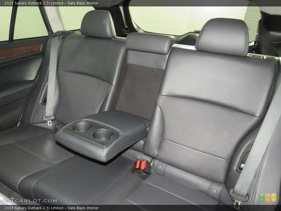 Slate Black Interior Rear Seat for the 2015 Subaru Outback 2.5i Limited #138752112