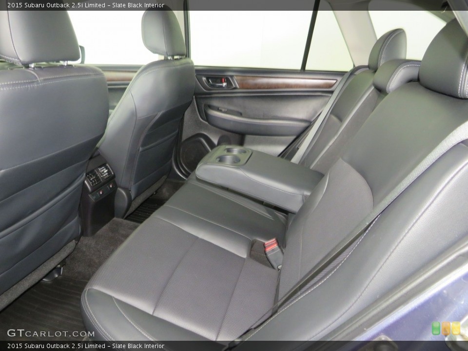 Slate Black Interior Rear Seat for the 2015 Subaru Outback 2.5i Limited #138752151