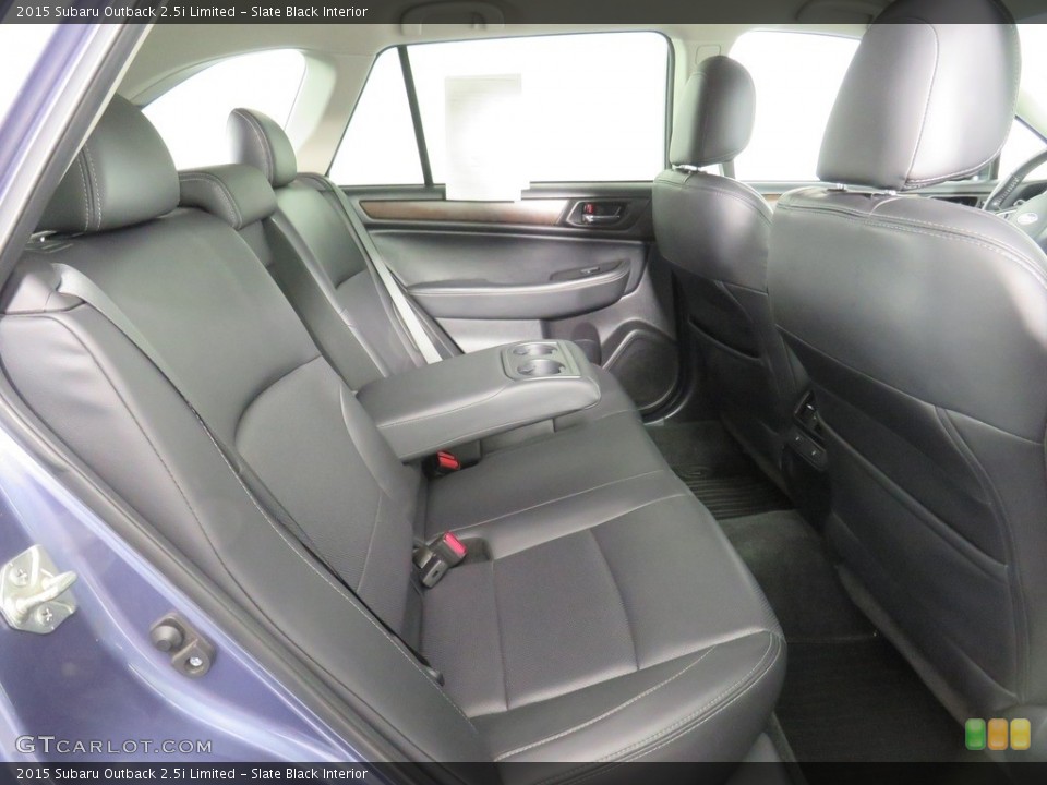 Slate Black Interior Rear Seat for the 2015 Subaru Outback 2.5i Limited #138752214