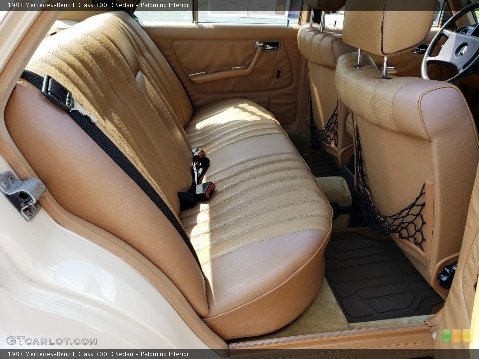 Palomino Interior Rear Seat for the 1983 Mercedes-Benz E Class 300 D Sedan #138752664