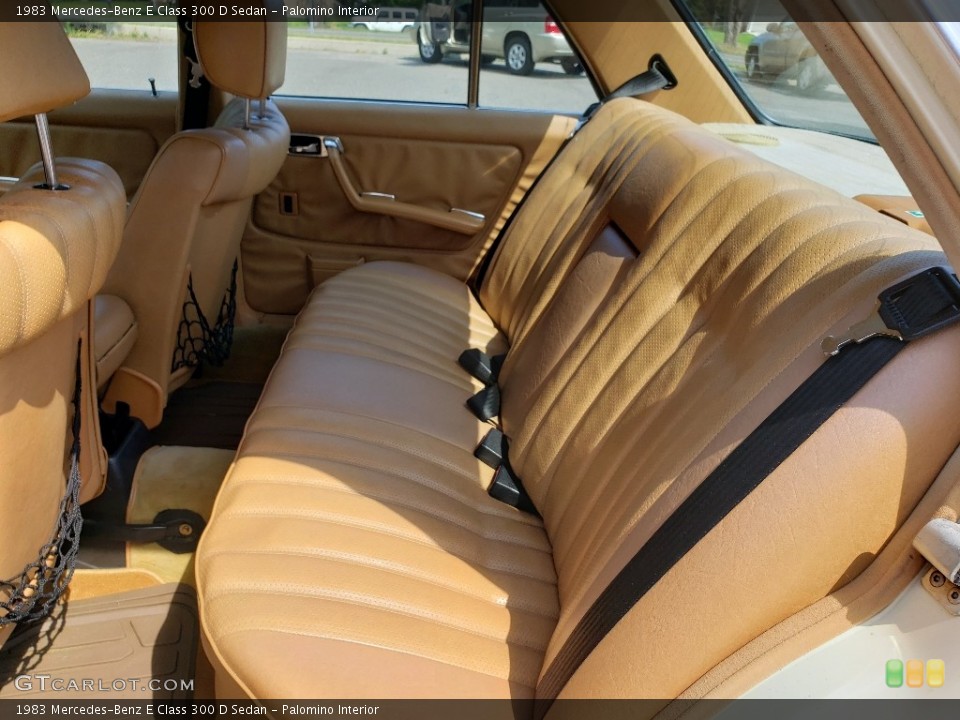 Palomino Interior Rear Seat for the 1983 Mercedes-Benz E Class 300 D Sedan #138752713