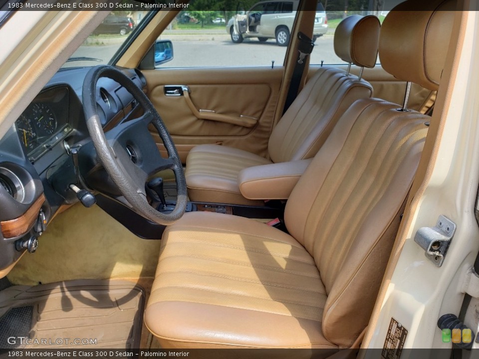 Palomino Interior Front Seat for the 1983 Mercedes-Benz E Class 300 D Sedan #138752826
