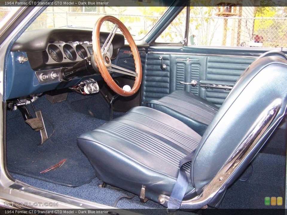 Dark Blue Interior Photo for the 1964 Pontiac GTO  #138752973