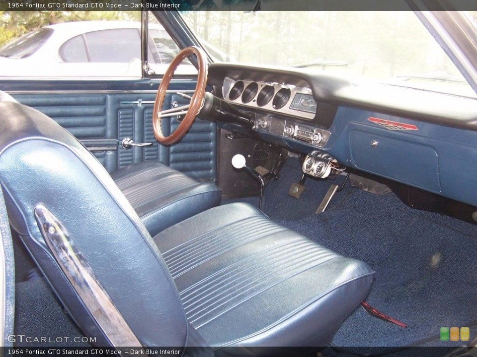 Dark Blue Interior Dashboard for the 1964 Pontiac GTO  #138752998