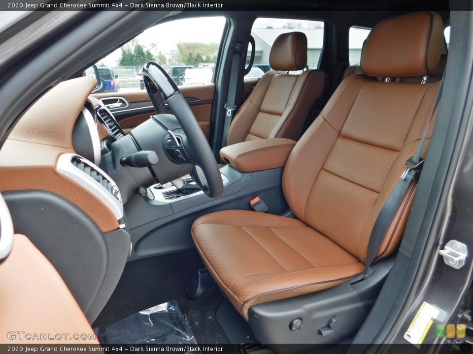 Dark Sienna Brown/Black Interior Photo for the 2020 Jeep Grand Cherokee Summit 4x4 #138753471