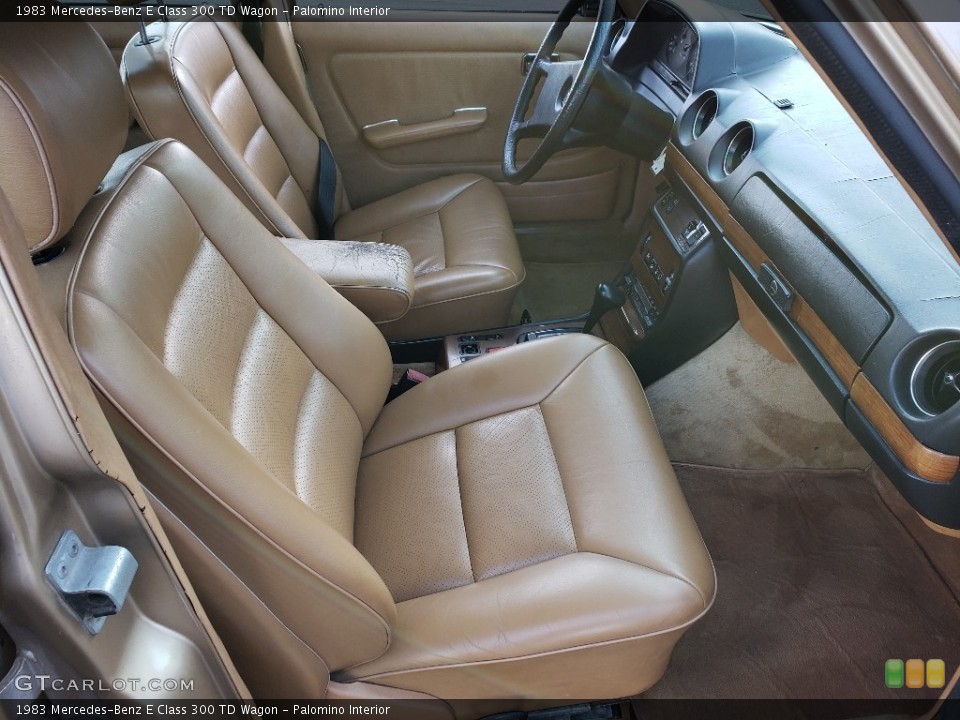 Palomino Interior Front Seat for the 1983 Mercedes-Benz E Class 300 TD Wagon #138753654