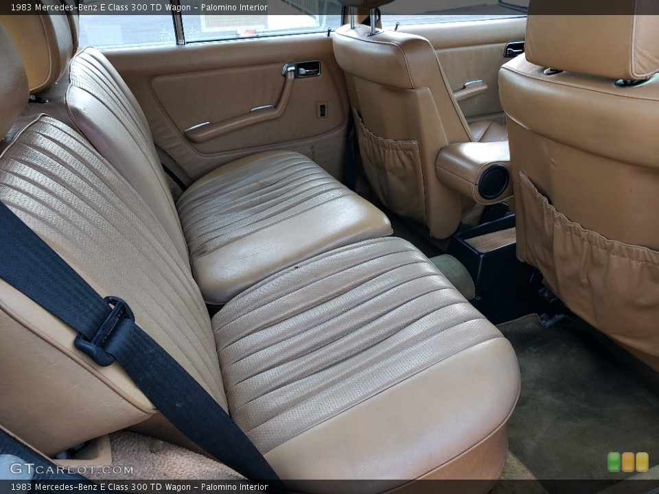 Palomino Interior Rear Seat for the 1983 Mercedes-Benz E Class 300 TD Wagon #138753690