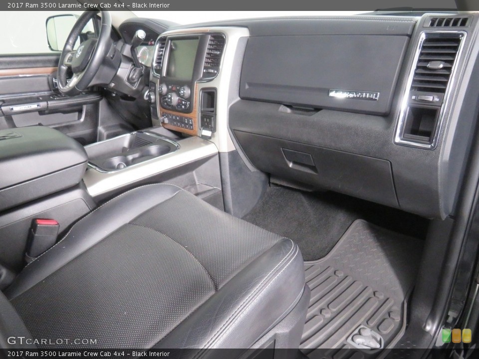 Black Interior Front Seat for the 2017 Ram 3500 Laramie Crew Cab 4x4 #138755043