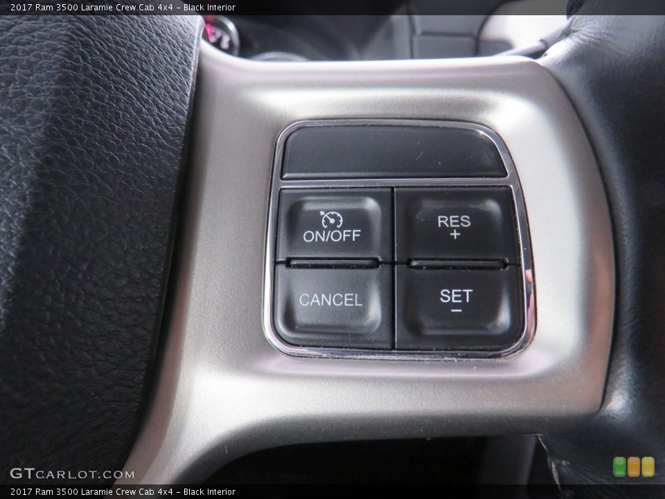 Black Interior Steering Wheel for the 2017 Ram 3500 Laramie Crew Cab 4x4 #138755121