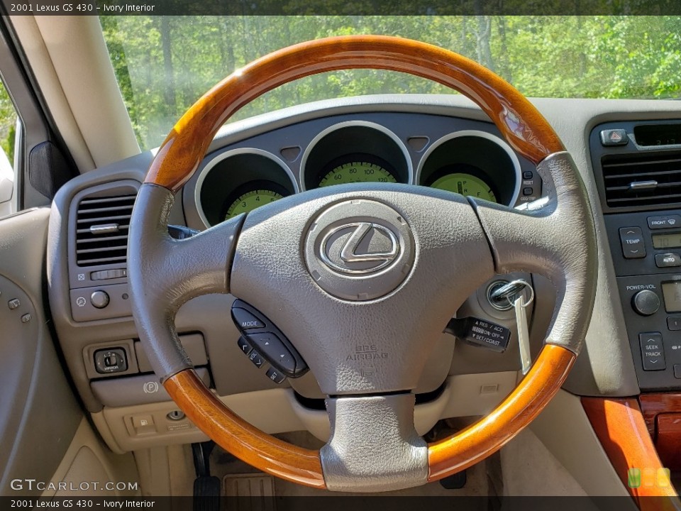 Ivory Interior Steering Wheel for the 2001 Lexus GS 430 #138755337