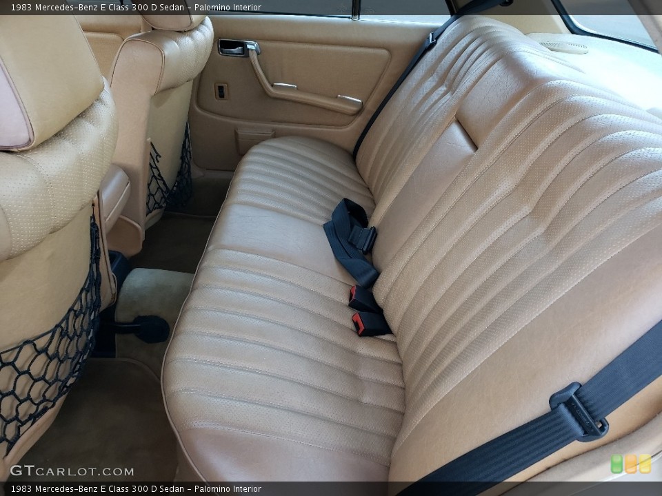Palomino Interior Rear Seat for the 1983 Mercedes-Benz E Class 300 D Sedan #138756156