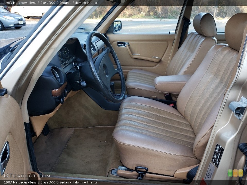 Palomino Interior Front Seat for the 1983 Mercedes-Benz E Class 300 D Sedan #138756258