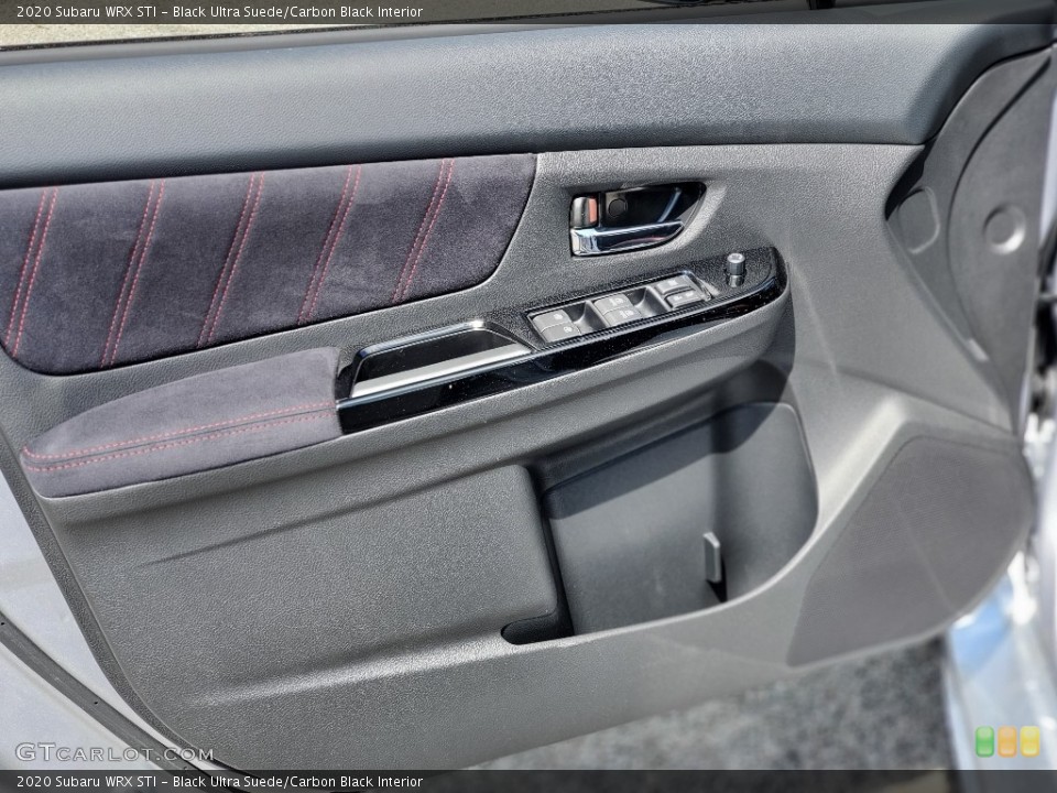 Black Ultra Suede/Carbon Black Interior Door Panel for the 2020 Subaru WRX STI #138757986