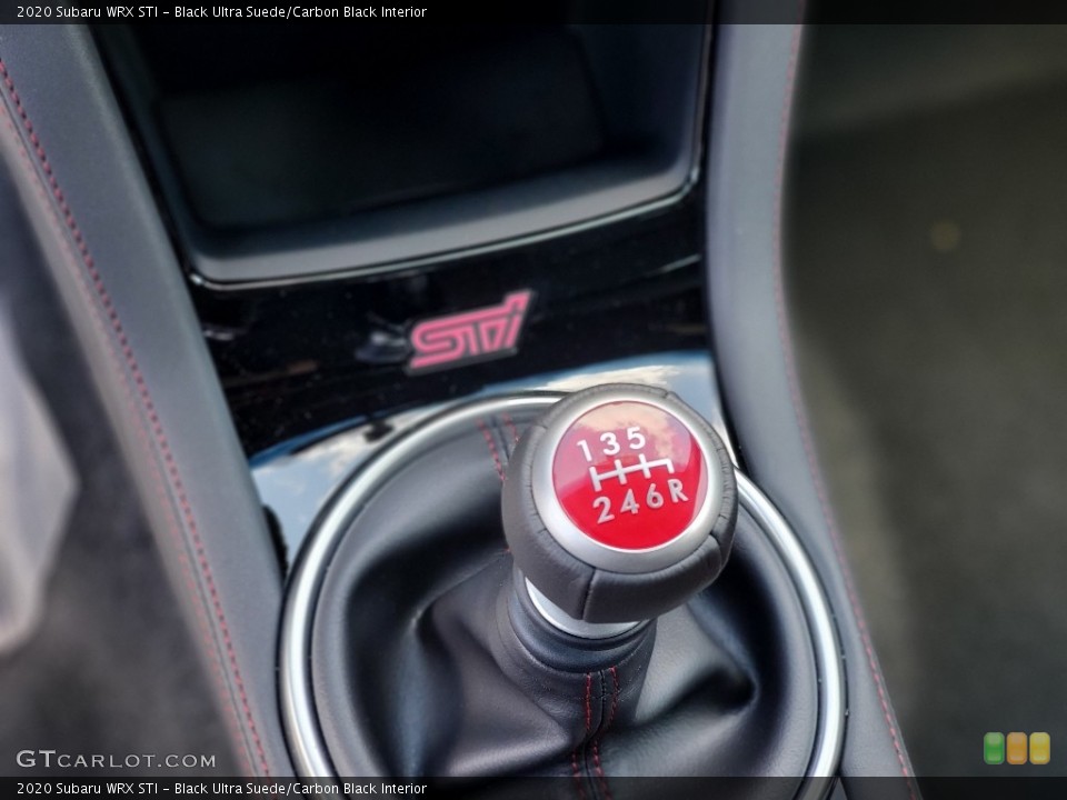 Black Ultra Suede/Carbon Black Interior Transmission for the 2020 Subaru WRX STI #138758037