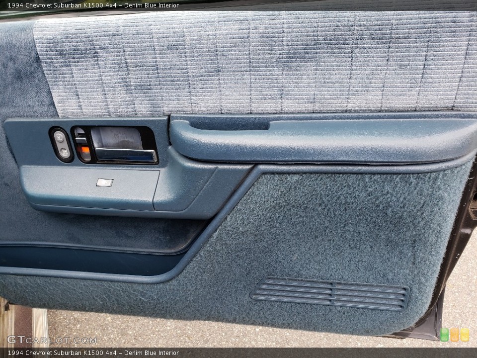 Denim Blue Interior Door Panel for the 1994 Chevrolet Suburban K1500 4x4 #138758871