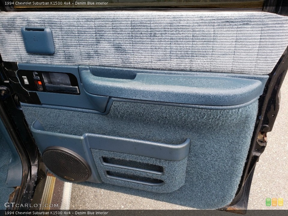 Denim Blue Interior Door Panel for the 1994 Chevrolet Suburban K1500 4x4 #138758967