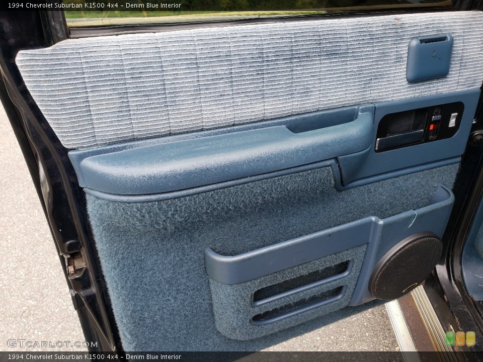 Denim Blue Interior Door Panel for the 1994 Chevrolet Suburban K1500 4x4 #138759102