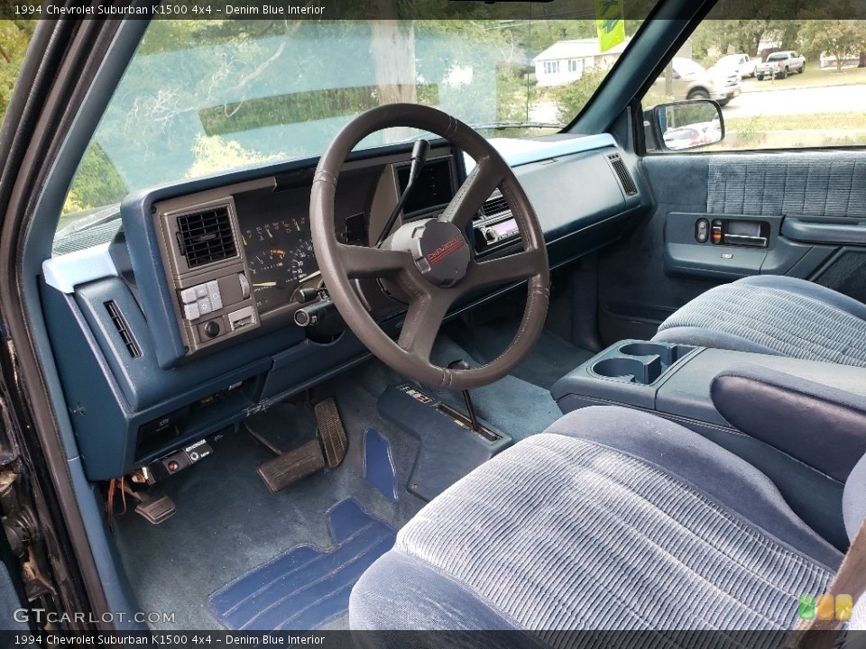 Denim Blue Interior Prime Interior for the 1994 Chevrolet Suburban K1500 4x4 #138759198