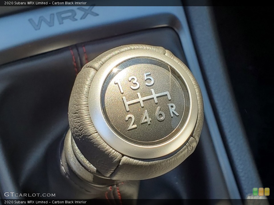 Carbon Black Interior Transmission for the 2020 Subaru WRX Limited #138759402
