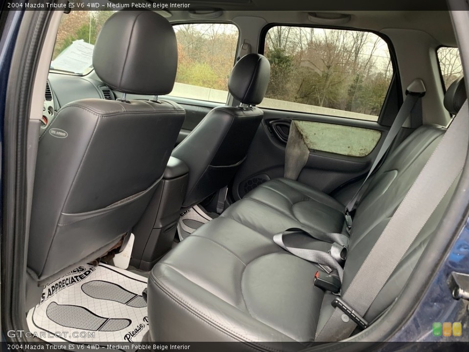 Medium Pebble Beige Interior Rear Seat for the 2004 Mazda Tribute ES V6 4WD #138763497