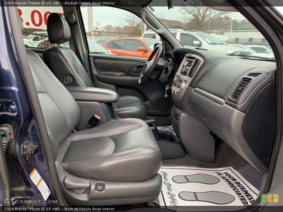 Medium Pebble Beige Interior Front Seat for the 2004 Mazda Tribute ES V6 4WD #138763521