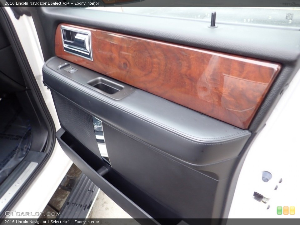 Ebony Interior Door Panel for the 2016 Lincoln Navigator L Select 4x4 #138764052
