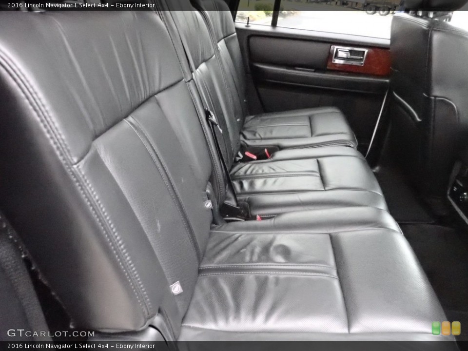 Ebony Interior Rear Seat for the 2016 Lincoln Navigator L Select 4x4 #138764064