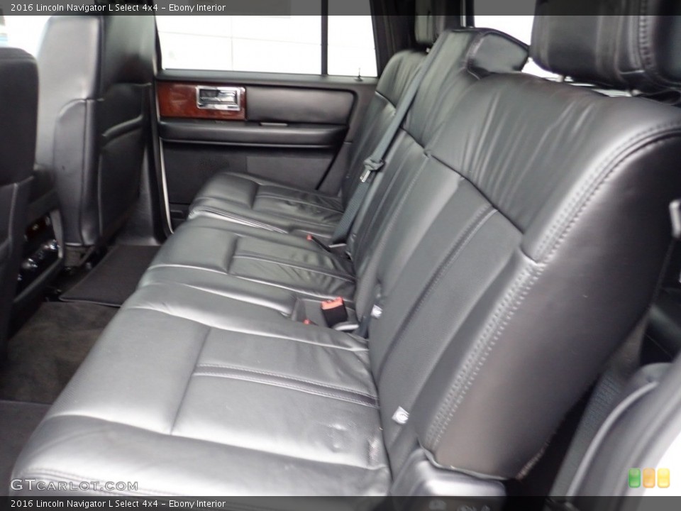 Ebony Interior Rear Seat for the 2016 Lincoln Navigator L Select 4x4 #138764100