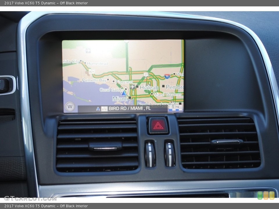 Off Black Interior Navigation for the 2017 Volvo XC60 T5 Dynamic #138764115