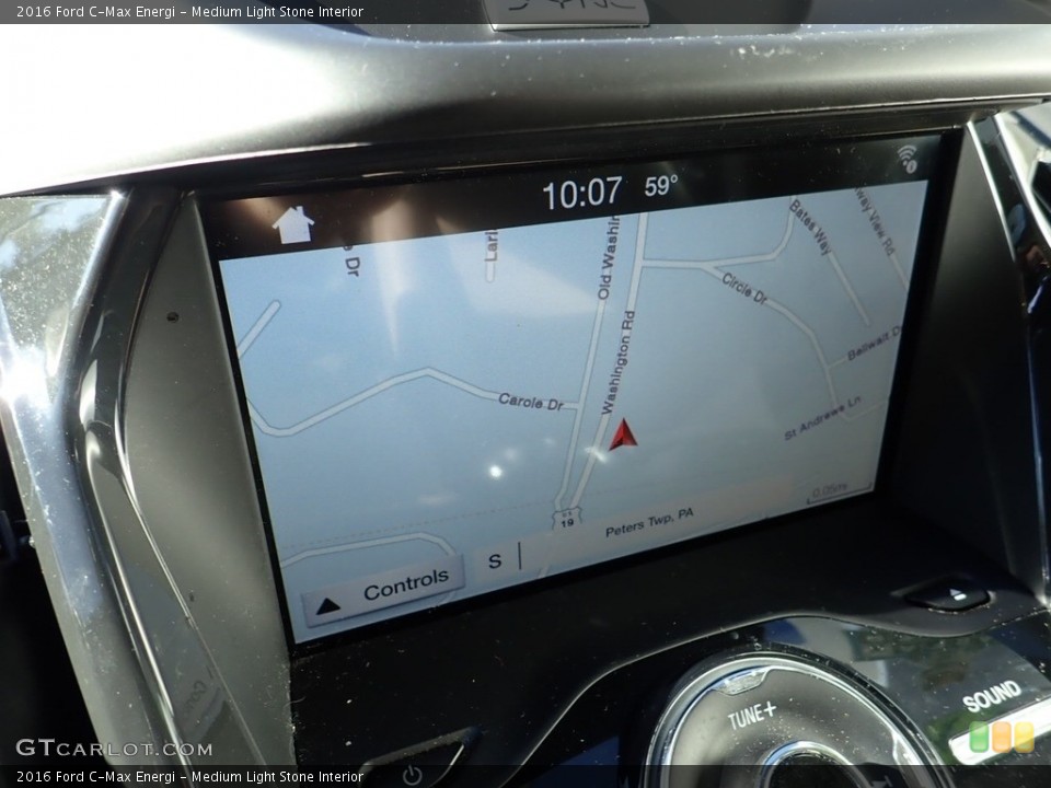 Medium Light Stone Interior Navigation for the 2016 Ford C-Max Energi #138764436