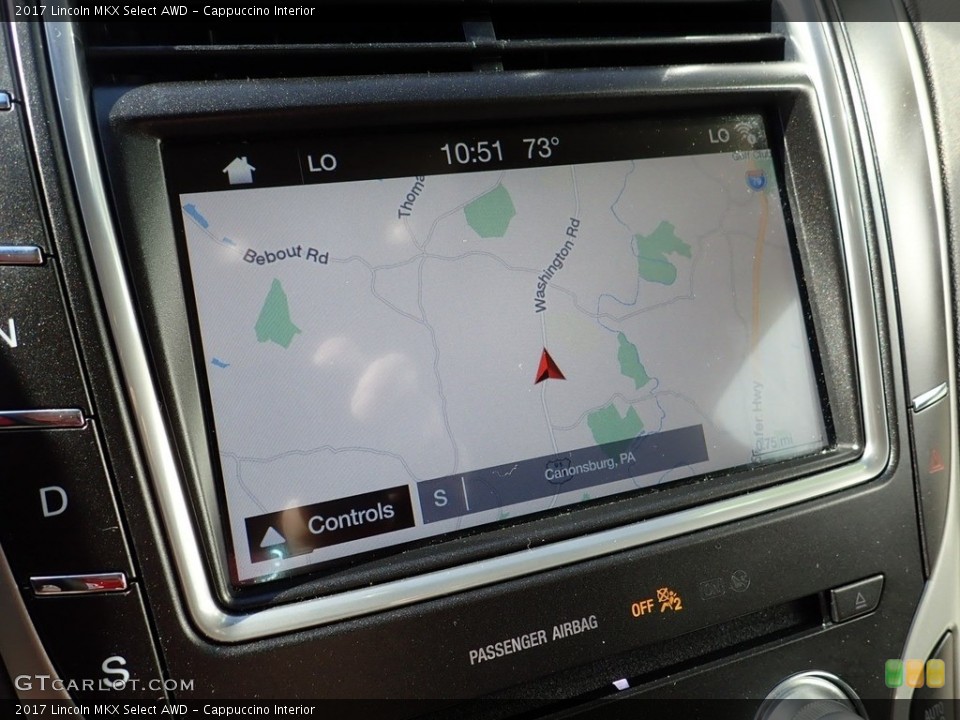 Cappuccino Interior Navigation for the 2017 Lincoln MKX Select AWD #138764730