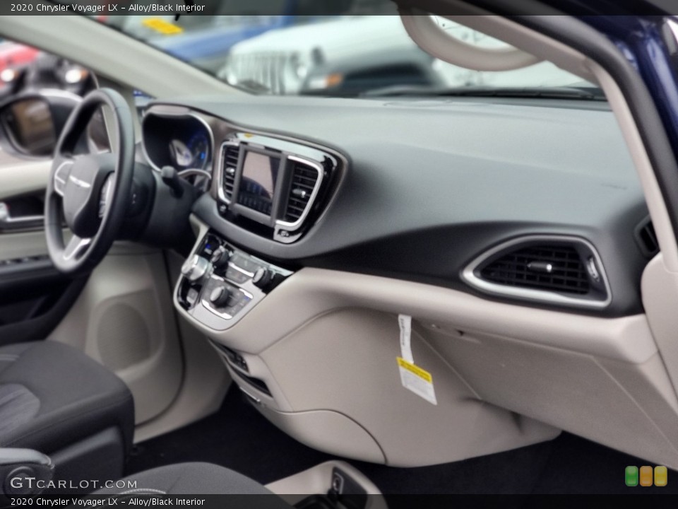 Alloy/Black Interior Dashboard for the 2020 Chrysler Voyager LX #138765438