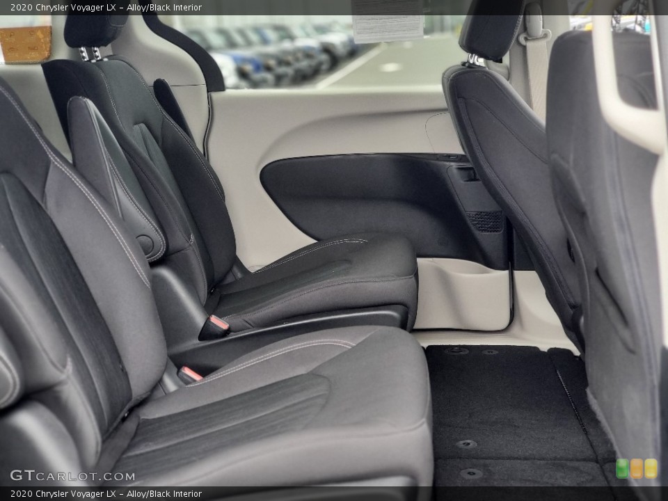 Alloy/Black Interior Rear Seat for the 2020 Chrysler Voyager LX #138765465