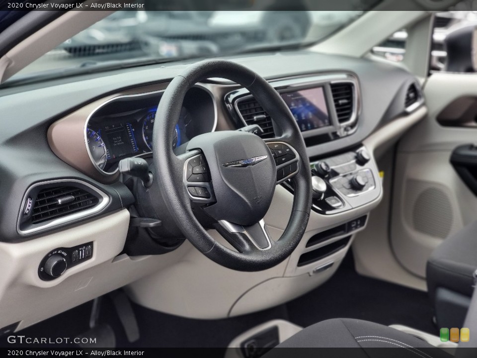 Alloy/Black Interior Dashboard for the 2020 Chrysler Voyager LX #138765567