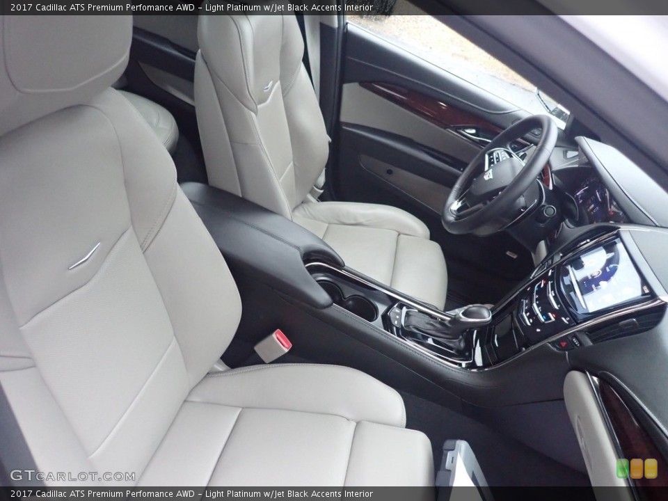 Light Platinum w/Jet Black Accents Interior Front Seat for the 2017 Cadillac ATS Premium Perfomance AWD #138765801