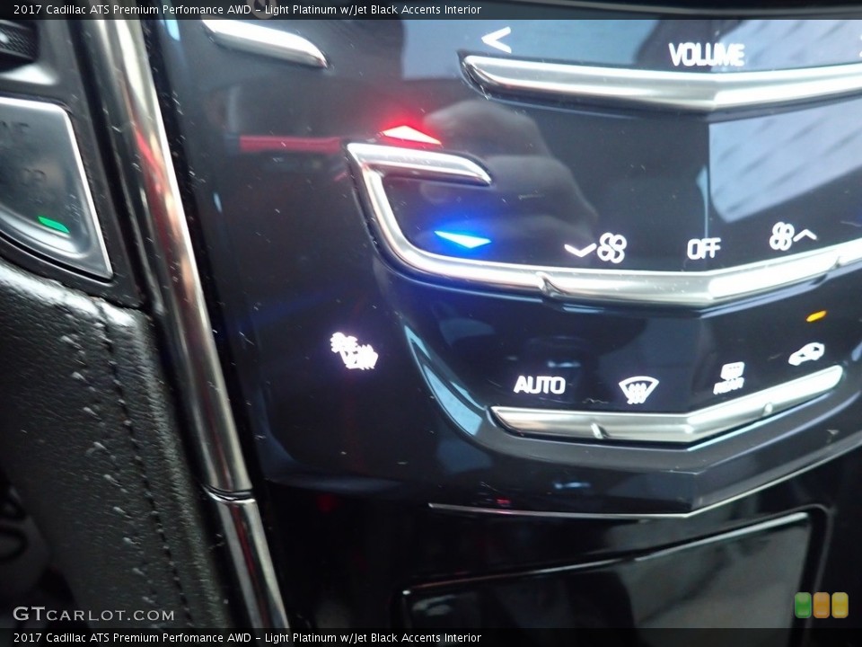 Light Platinum w/Jet Black Accents Interior Controls for the 2017 Cadillac ATS Premium Perfomance AWD #138765924