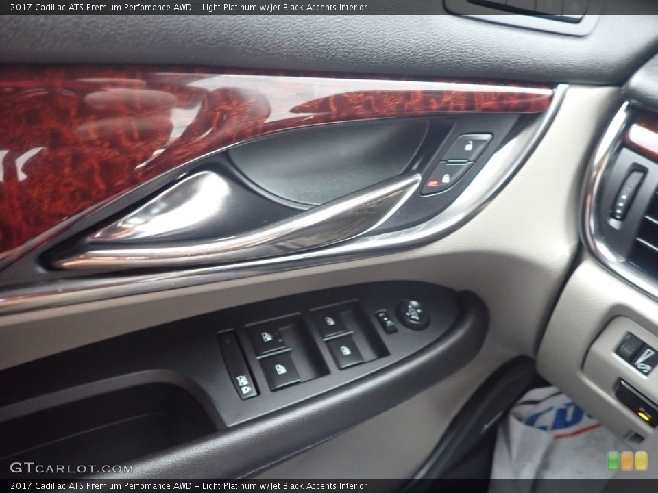 Light Platinum w/Jet Black Accents Interior Door Panel for the 2017 Cadillac ATS Premium Perfomance AWD #138765936