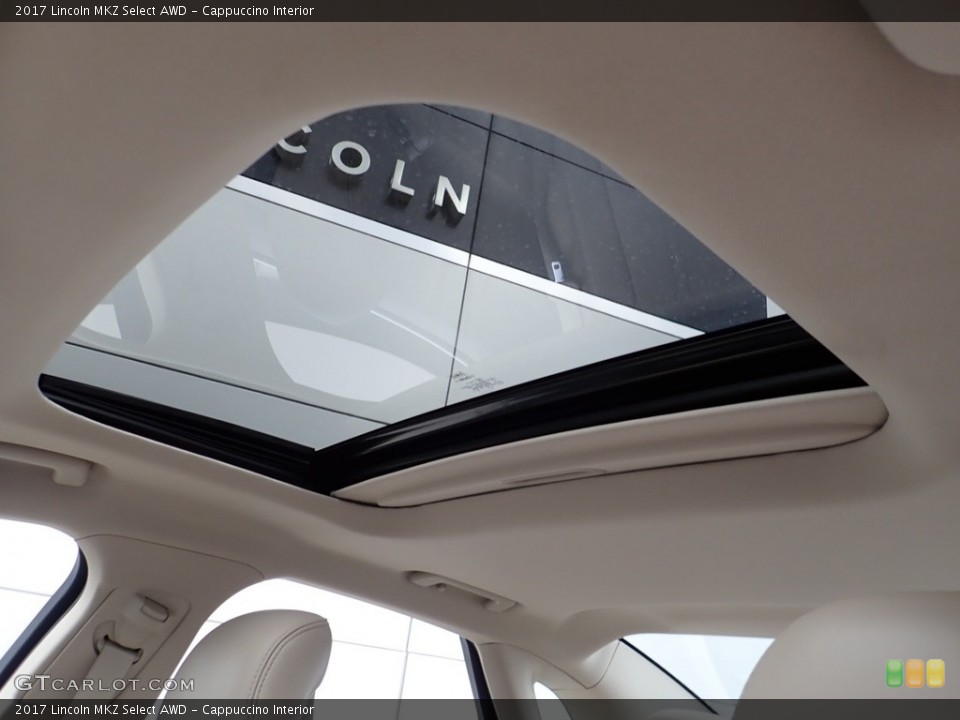 Cappuccino Interior Sunroof for the 2017 Lincoln MKZ Select AWD #138767673