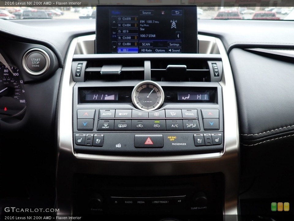 Flaxen Interior Controls for the 2016 Lexus NX 200t AWD #138767688