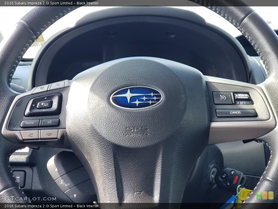 Black Interior Steering Wheel for the 2016 Subaru Impreza 2.0i Sport Limited #138767973