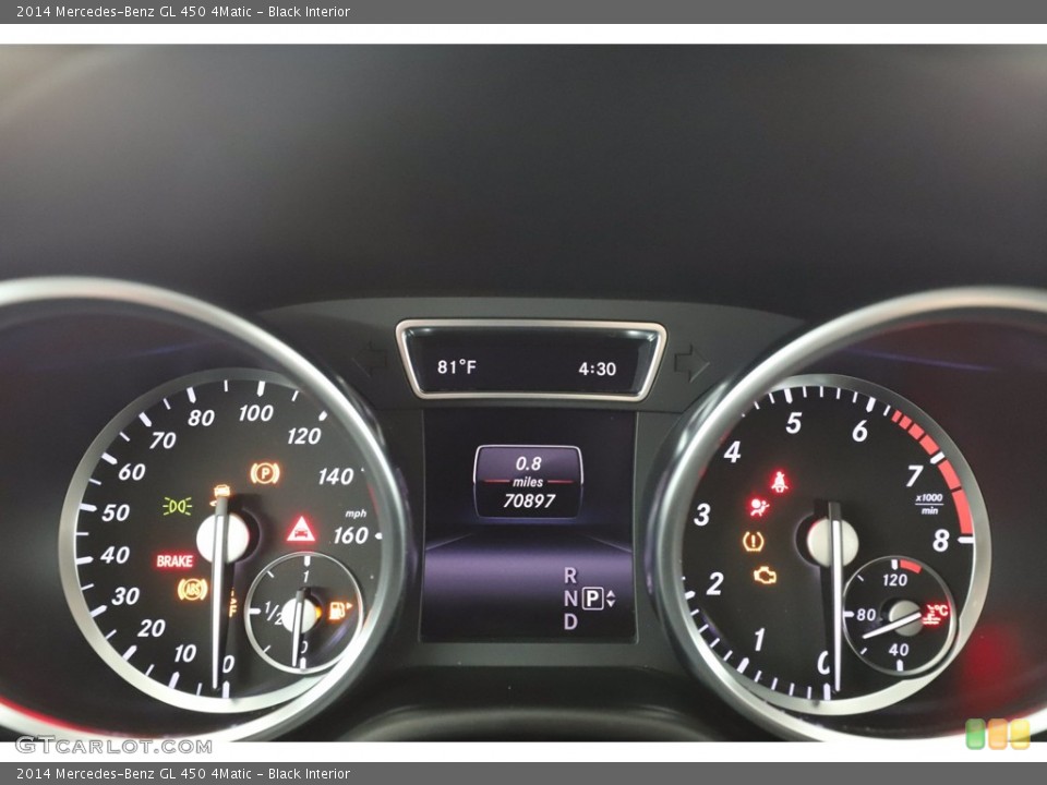 Black Interior Gauges for the 2014 Mercedes-Benz GL 450 4Matic #138769566