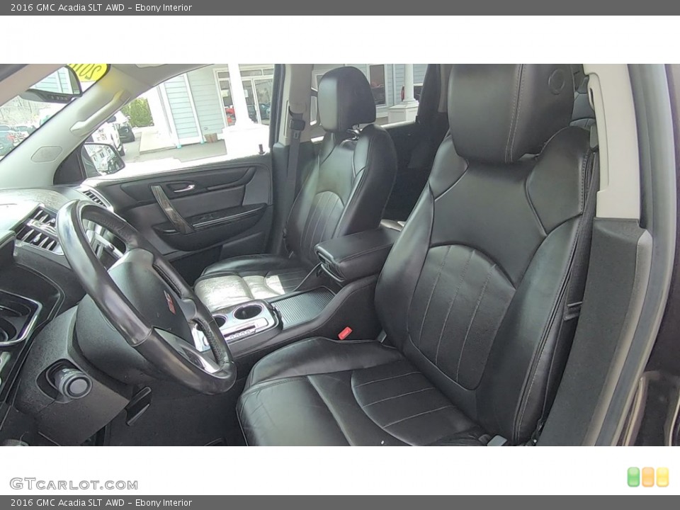 Ebony Interior Front Seat for the 2016 GMC Acadia SLT AWD #138771426