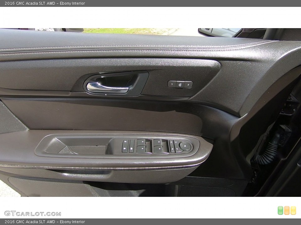 Ebony Interior Door Panel for the 2016 GMC Acadia SLT AWD #138771438