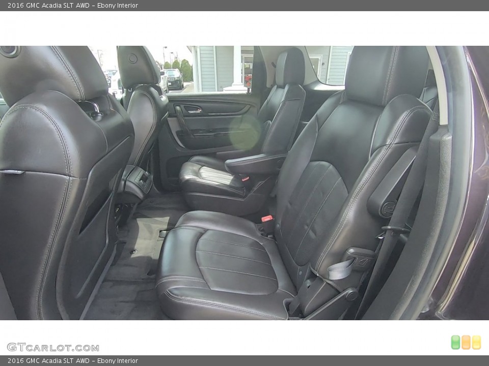 Ebony Interior Rear Seat for the 2016 GMC Acadia SLT AWD #138771498