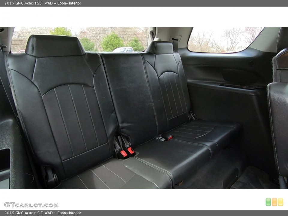 Ebony Interior Rear Seat for the 2016 GMC Acadia SLT AWD #138771564