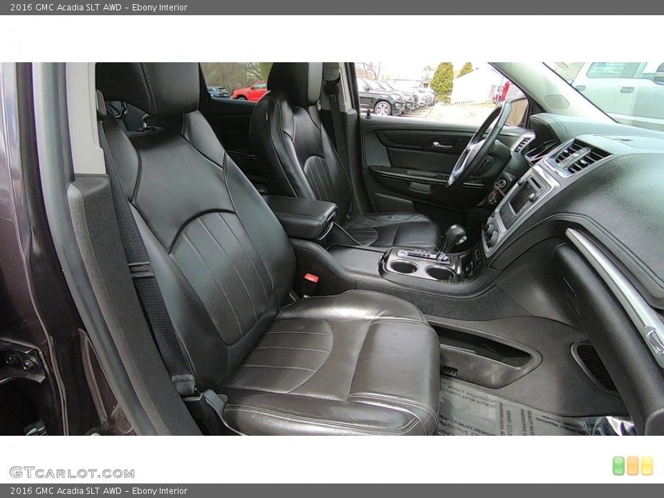 Ebony Interior Front Seat for the 2016 GMC Acadia SLT AWD #138771576